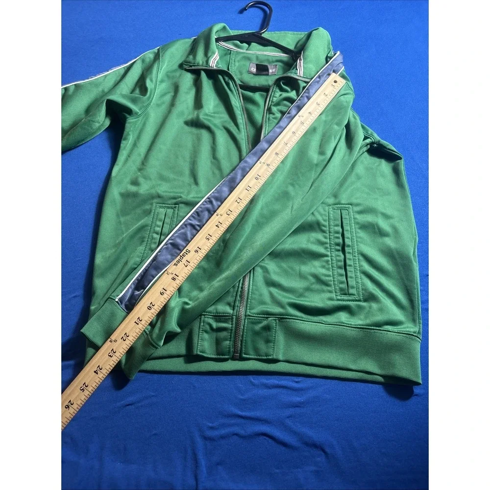 Converse All Star Track Jacket Green Classic Y2K XL Boys 13-15 Years Full Zip